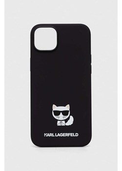 Karl Lagerfeld etui na telefon iPhone 14 Plus 6,7 kolor czarny ze sklepu ANSWEAR.com w kategorii Etui - zdjęcie 161998190
