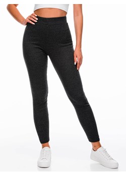 Spodnie damskie legginsy 235PLR - szare ze sklepu Edoti w kategorii Spodnie damskie - zdjęcie 161999680
