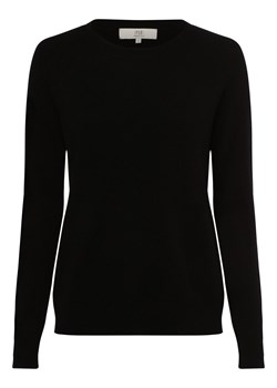 Ipuri Essentials Sweter damski z czystego kaszmiru Kobiety drobna dzianina czarny jednolity ze sklepu vangraaf w kategorii Swetry damskie - zdjęcie 162005464