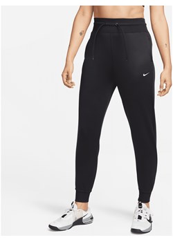 Damskie joggery 7/8 z wysokim stanem Nike Therma-FIT One - Czerń ze sklepu Nike poland w kategorii Spodnie damskie - zdjęcie 162008362
