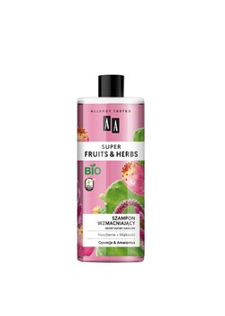AA Super Fruits&Herbs szampon wzmacniający włosy suche i łamliwe opuncja&amarantus 500 ml ze sklepu 5.10.15 w kategorii Szampony do włosów - zdjęcie 162010954