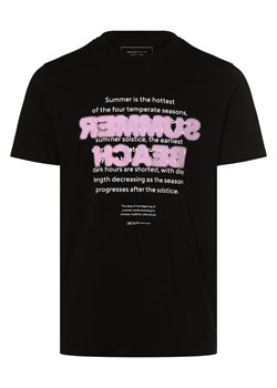 Tom Tailor Denim T-shirt męski Mężczyźni Bawełna czarny nadruk ze sklepu vangraaf w kategorii T-shirty męskie - zdjęcie 162030464