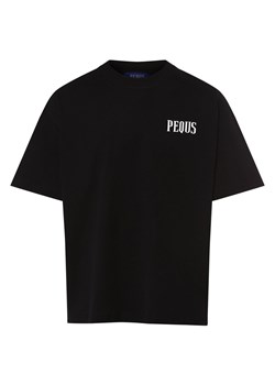 PEQUS T-shirt męski Mężczyźni Bawełna czarny nadruk ze sklepu vangraaf w kategorii T-shirty męskie - zdjęcie 162030530