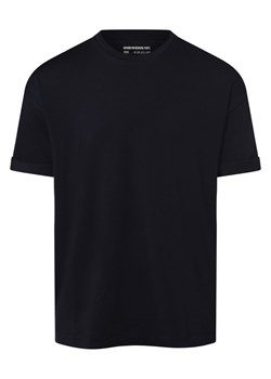 Drykorn T-shirt męski Mężczyźni Bawełna granatowy jednolity ze sklepu vangraaf w kategorii T-shirty męskie - zdjęcie 162030824