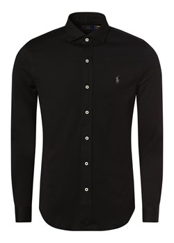 Polo Ralph Lauren Koszula męska Mężczyźni Regular Fit Bawełna czarny jednolity ze sklepu vangraaf w kategorii Koszule męskie - zdjęcie 162030870