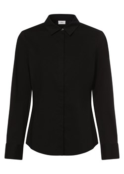 s.Oliver BLACK LABEL Bluzka damska Kobiety Bawełna czarny jednolity ze sklepu vangraaf w kategorii Koszule damskie - zdjęcie 162030874