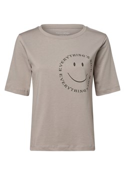 Franco Callegari T-shirt damski Kobiety Bawełna szary nadruk ze sklepu vangraaf w kategorii Bluzki damskie - zdjęcie 162030892