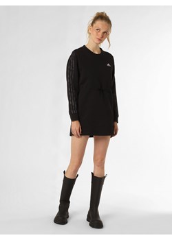 adidas Sportswear Damska sukienka dresowa Kobiety Bawełna czarny jednolity ze sklepu vangraaf w kategorii Sukienki - zdjęcie 162030964