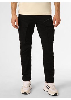 G-Star RAW Spodnie Mężczyźni Bawełna czarny jednolity ze sklepu vangraaf w kategorii Spodnie męskie - zdjęcie 162031164