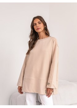 Bluza Garment Beżowa ze sklepu Lisa Mayo w kategorii Bluzy damskie - zdjęcie 162035020
