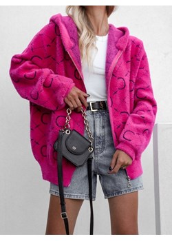 Sweter Zoey CC Amarantowy ze sklepu Lisa Mayo w kategorii Swetry damskie - zdjęcie 162035050