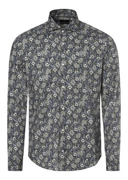 JOOP! Koszula męska Mężczyźni Slim Fit Bawełna indygo wzorzysty ze sklepu vangraaf w kategorii Koszule męskie - zdjęcie 162035111