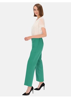 Eleganckie spodnie plus size z gumką w pasie Potis & Verso Gustawa ze sklepu Eye For Fashion w kategorii Spodnie damskie - zdjęcie 162041424