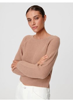 Sinsay - Sweter w prążki - beżowy ze sklepu Sinsay w kategorii Swetry damskie - zdjęcie 162043000