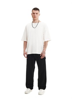 Cropp - Czarne jeansy wide leg - czarny ze sklepu Cropp w kategorii Jeansy męskie - zdjęcie 162044214