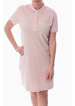 Lacoste sukienka EF5473-ADY kolor różowy mini dopasowana EF5473.-ADY ze sklepu PRM w kategorii Sukienki - zdjęcie 162045544