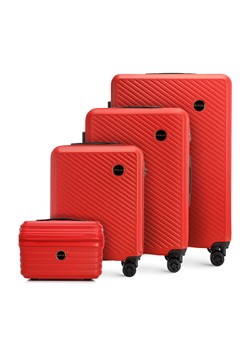 Komplet walizek z ABS-u w ukośne paski ze sklepu WITTCHEN w kategorii Walizki - zdjęcie 162047162