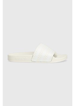 adidas Originals klapki Adilette IE9619 damskie kolor biały ze sklepu PRM w kategorii Klapki damskie - zdjęcie 162053802