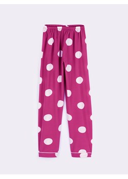 GATE Spodnie od piżamy w kropki 34 ze sklepu gateshop w kategorii Piżamy damskie - zdjęcie 162055340