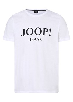 Joop Jeans T-shirt męski Mężczyźni Bawełna biały nadruk ze sklepu vangraaf w kategorii T-shirty męskie - zdjęcie 162055952