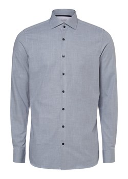 Olymp Level Five Koszula męska łatwa w prasowaniu Mężczyźni Slim Fit jasnoniebieski wzorzysty ze sklepu vangraaf w kategorii Koszule męskie - zdjęcie 162055982
