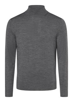Calvin Klein Męski sweter z wełny merino Mężczyźni Wełna merino szary marmurkowy ze sklepu vangraaf w kategorii Swetry męskie - zdjęcie 162055990