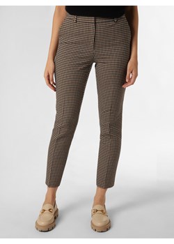 BOSS Spodnie Kobiety beżowy wzorzysty ze sklepu vangraaf w kategorii Spodnie damskie - zdjęcie 162056064