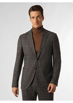 Joop Męska marynarka od garnituru modułowego Mężczyźni Super Slim Fit szary w kratkę ze sklepu vangraaf w kategorii Marynarki męskie - zdjęcie 162056111