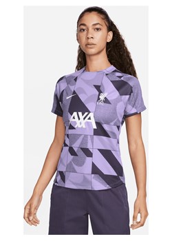 Damska przedmeczowa koszulka piłkarska Nike Dri-FIT Liverpool F.C. Academy Pro (wersja trzecia) - Fiolet ze sklepu Nike poland w kategorii Bluzki damskie - zdjęcie 162060144