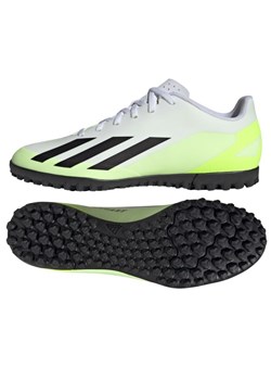 Buty piłkarskie adidas X Crazyfast.4 Tf M IE1583 białe białe ze sklepu ButyModne.pl w kategorii Buty sportowe męskie - zdjęcie 162060520