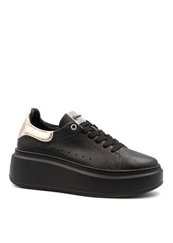 Czarne sznurowane sneakersy 237G ze sklepu NESCIOR w kategorii Buty sportowe damskie - zdjęcie 162063954