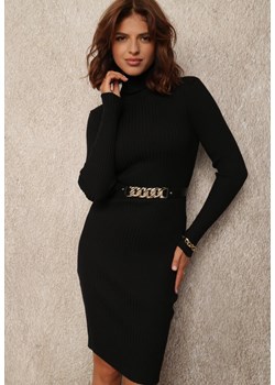 Czarna Sukienka Brierra ze sklepu Renee odzież w kategorii Sukienki - zdjęcie 162065903