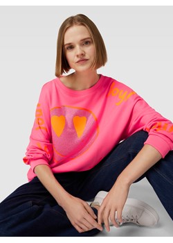 Bluza z obszyciem kamieniami stras model ‘JOY’ ze sklepu Peek&Cloppenburg  w kategorii Bluzy damskie - zdjęcie 162069380