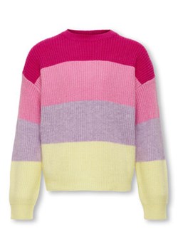 Kids ONLY Sweter 15207169 Kolorowy Regular Fit ze sklepu MODIVO w kategorii Swetry dziewczęce - zdjęcie 162070873