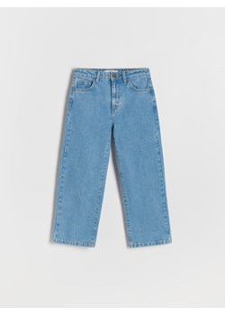 Reserved - Classic denim straight - niebieski ze sklepu Reserved w kategorii Spodnie dziewczęce - zdjęcie 162074072