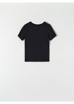 Sinsay - Bluzka z ozdobnymi guzikami - czarny ze sklepu Sinsay w kategorii Bluzki damskie - zdjęcie 162076003