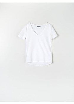Sinsay - Koszulka bawełniana - biały ze sklepu Sinsay w kategorii Bluzki damskie - zdjęcie 162076010