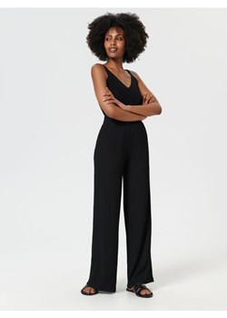 Sinsay - Spodnie tkaninowe - czarny ze sklepu Sinsay w kategorii Spodnie damskie - zdjęcie 162076012