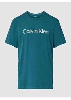 T-shirt z nadrukiem z logo ze sklepu Peek&Cloppenburg  w kategorii T-shirty męskie - zdjęcie 162077661