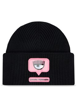 Czapka Chiara Ferragni 75SBZK35 Black / Black 899 ze sklepu eobuwie.pl w kategorii Czapki zimowe męskie - zdjęcie 162078963