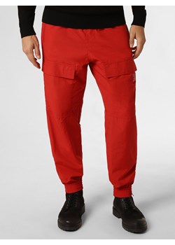HUGO Spodnie Mężczyźni czerwony jednolity ze sklepu vangraaf w kategorii Spodnie męskie - zdjęcie 162081464