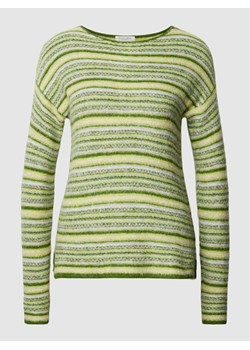 Sweter z dzianiny z okrągłym dekoltem ze sklepu Peek&Cloppenburg  w kategorii Swetry damskie - zdjęcie 162082294