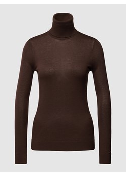 Sweter z dzianiny z dodatkiem jedwabiu model ‘ZOE’ ze sklepu Peek&Cloppenburg  w kategorii Swetry damskie - zdjęcie 162082581