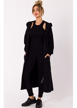 Bluza długa jak parka czarna M729, Kolor czarny, Rozmiar L/XL, MOE ze sklepu Primodo w kategorii Bluzy damskie - zdjęcie 162083211