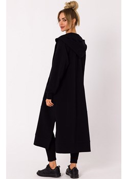 Bluza długa jak parka czarna M729, Kolor czarny, Rozmiar L/XL, MOE ze sklepu Primodo w kategorii Bluzy damskie - zdjęcie 162083212