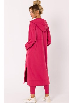 Bluza długa jak parka koralowa M729, Kolor koralowy, Rozmiar L/XL, MOE ze sklepu Primodo w kategorii Bluzy damskie - zdjęcie 162083214