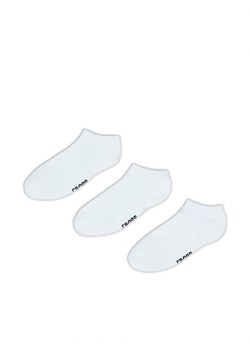 Cropp - 3 pack białych skarpetek - biały ze sklepu Cropp w kategorii Skarpetki męskie - zdjęcie 162087624
