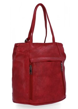 Torebko Plecak firmy Hernan Bordowy (kolory) ze sklepu torbs.pl w kategorii Torby Shopper bag - zdjęcie 162090831