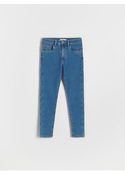 Reserved - Jeansy skinny super soft - niebieski ze sklepu Reserved w kategorii Spodnie dziewczęce - zdjęcie 162091021