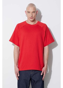 adidas Originals t-shirt bawełniany Originals Essentials Tee Blue Version kolor czerwony IA2445 ze sklepu PRM w kategorii T-shirty męskie - zdjęcie 162095564
